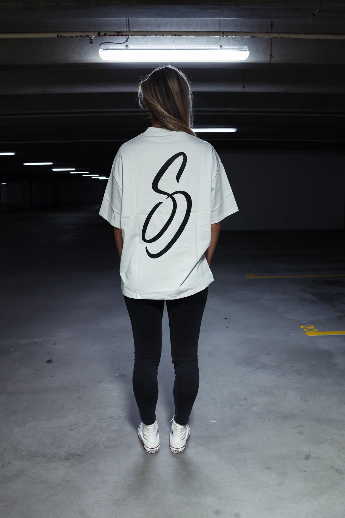 WHITE LOGO TEE