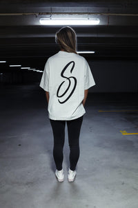 WHITE LOGO TEE