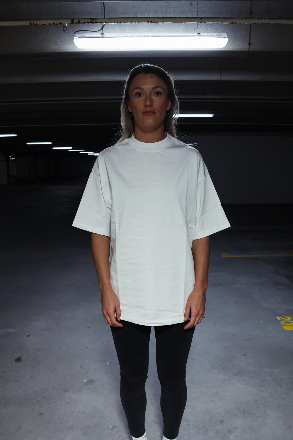 WHITE LOGO TEE